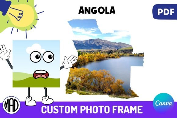 Customizing Memories with the Angola Map Canva Photo Frame