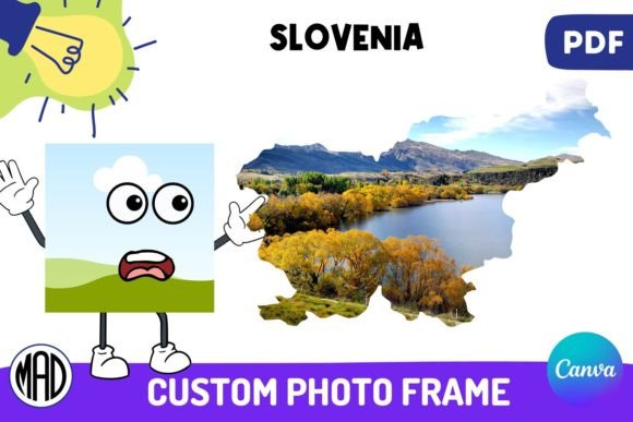 Customizing Memories with the Slovenia Map Canva Photo Frame