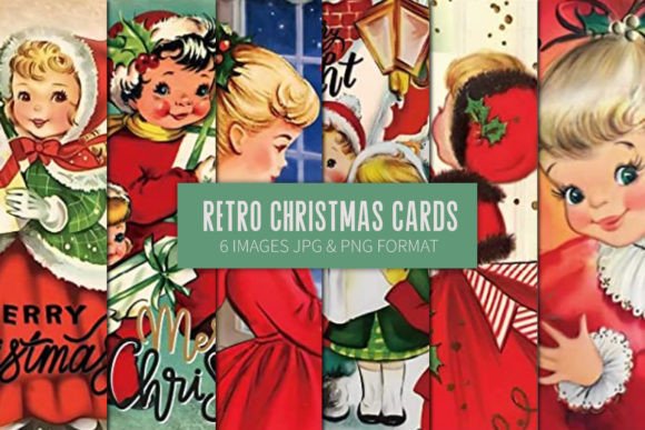 Discover the Charm of Retro Children Christmas Cards