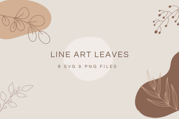 Exploring the Versatility of Line Art Leaves Vector SVG