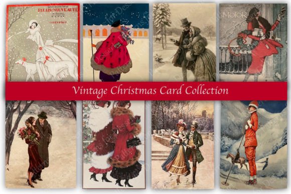 Formal Vintage Christmas Cards