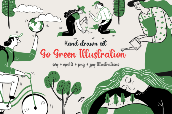 Go Green with Doodle Art