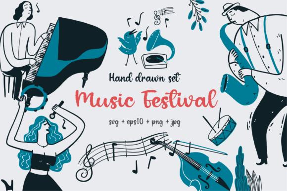 Hand Drawn Set Music Festival