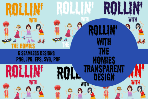 Rollin With The Homies T-shirt Design: A Versatile Creative Asset