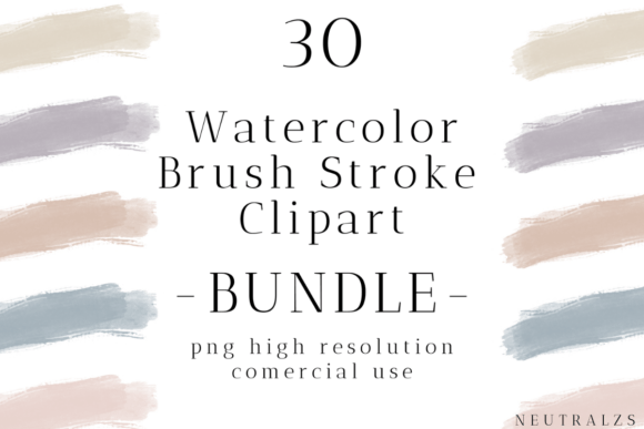 Watercolor Brush Stroke Png Bundle: A Creative Resource for Designers and Artists